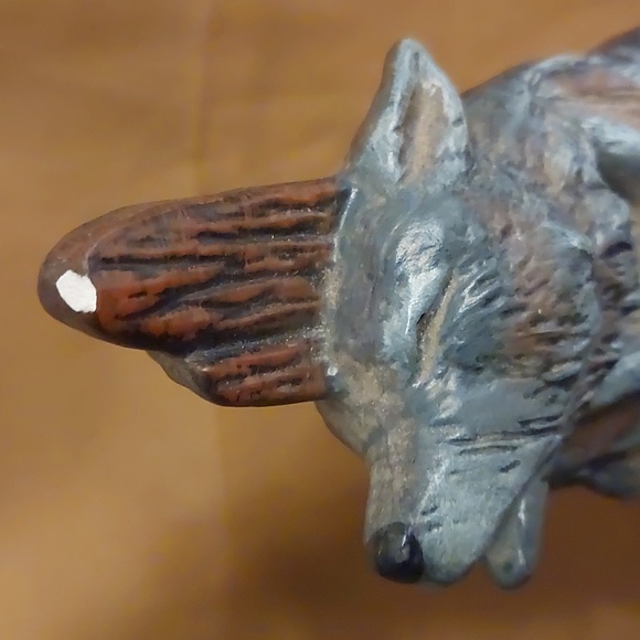 Set of 2 Vintage Indian Head Ceramic Busts - Picture 9 of 9